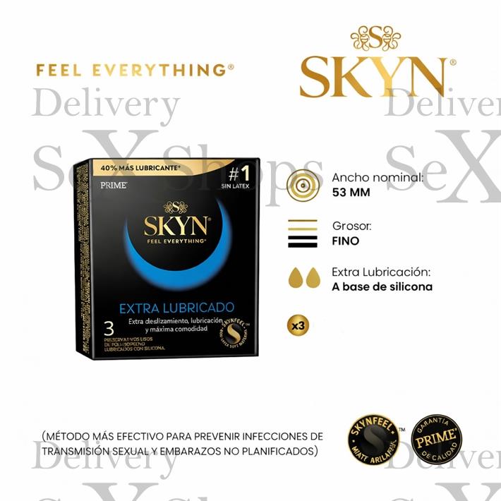 Preservativos Skyn Extra Lubricados
